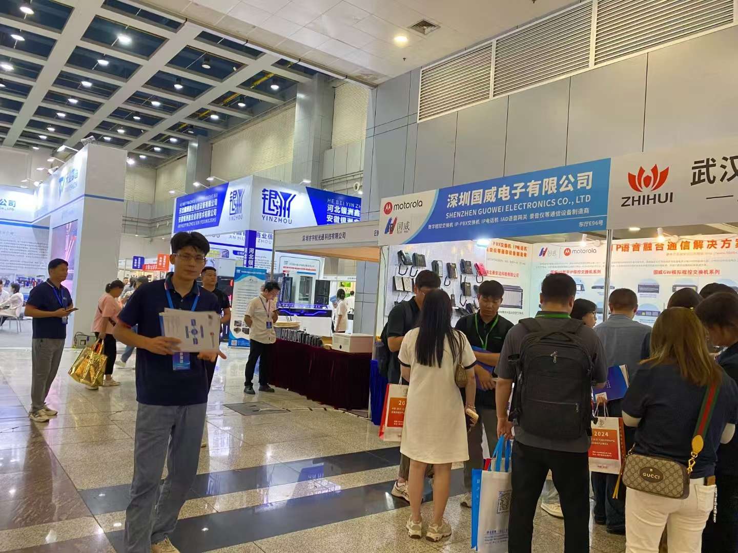 國威程控交換機(jī)武漢安博會(huì)展會(huì)圖片